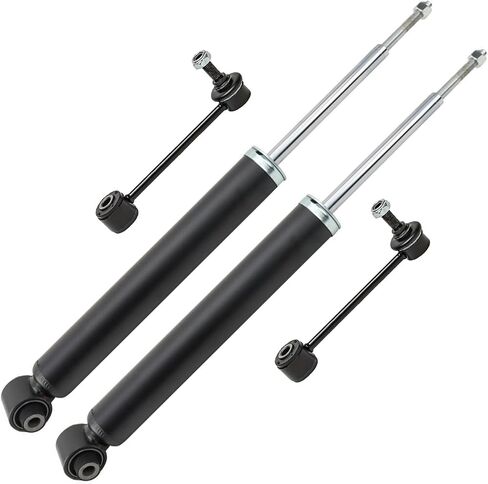 Detroit Axle - Rear Shock Absorbers Kit for 2017-2018 GMC Acadia 2017-2019 Cadillac XT5, 2 Shock Absorbers 2 Sway Bar Links Replacement in Saudi Arabia