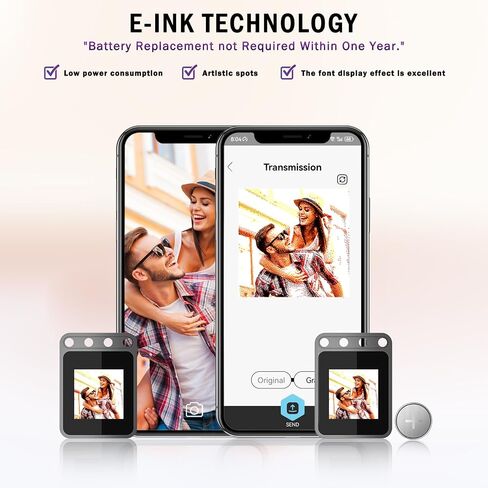 e-ink keychain ، سلسلة مفاتيح الصور ، سلاسل المفاتيح المخصصة مع الصورة ، AGs للحصول على معلومات قابلة للتغيير/نص/اتصال لإكسسوارات Stanley ، مع التتبع والموقع. in Kuwait