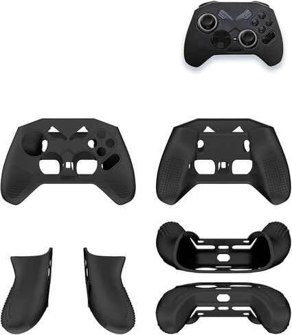 Silicone Case for FLYDIGI Vader 4 Pro PC Controller,Full Body Soft Silicone Handheld Game Console Drop-Proof Protector Case with Shockproof,Non-Slip,Anti-Collision,Blue. in Kuwait