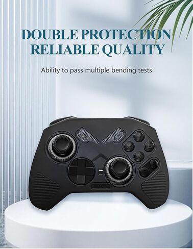 Silicone Case for FLYDIGI Vader 4 Pro PC Controller,Full Body Soft Silicone Handheld Game Console Drop-Proof Protector Case with Shockproof,Non-Slip,Anti-Collision,Blue. in Kuwait