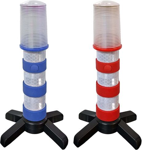 Electriduct Road Emergency Beacon LED Flare KIT with Storage Case - Red in Saudi Arabia