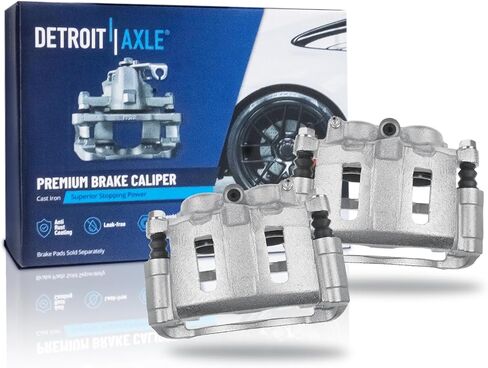 Detroit Axle - الفرجار الأمامي للفرامل لـ Chevy Blazer GMC Jimmy 1998-2005 ، الفرجار الفرامل مع Bracket S10 Sonoma Isuzu Hombre Bravada ، الفرجار البديل للفرامل اليسار واليمين in Saudi Arabia