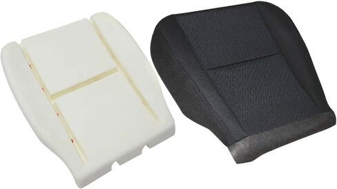 Secosautoparts سائق سائق وسادة الرغوة وغطاء المقعد السفلي مقعد الأسود متوافق مع Chevy Silverado Tahoe Suburban Avalanche GMC Sierra Yukon 2007 2008 2008 2012 2013 2013 2014 in Saudi Arabia