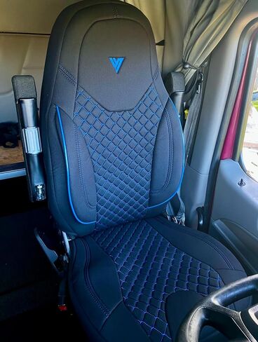 SEAT Cover for Peterbilt 579 567 OEM Stock SEAT (Black/Blue) in Saudi Arabia