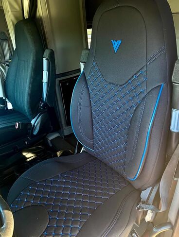 SEAT Cover for Peterbilt 579 567 OEM Stock SEAT (Black/Blue) in Saudi Arabia