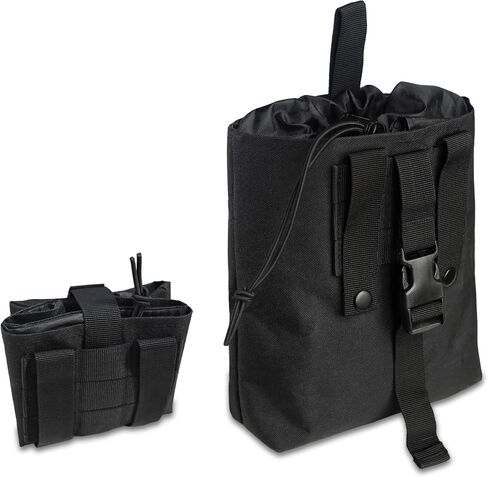 High Capacity Tactical Molle Dump Pouch - Easy to Use Extremely Durable and Compact Design Lightweight for Quick Deployment Perfect for Belt Vest or Backpack Mounting in Saudi Arabia