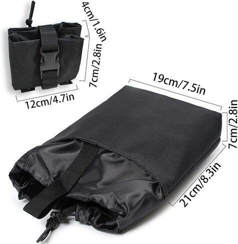 High Capacity Tactical Molle Dump Pouch - Easy to Use Extremely Durable and Compact Design Lightweight for Quick Deployment Perfect for Belt Vest or Backpack Mounting in Saudi Arabia