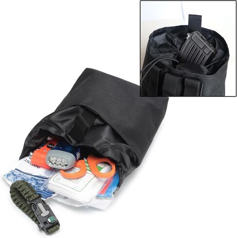High Capacity Tactical Molle Dump Pouch - Easy to Use Extremely Durable and Compact Design Lightweight for Quick Deployment Perfect for Belt Vest or Backpack Mounting in Saudi Arabia