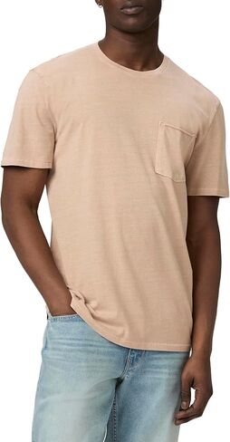 PAIGE Men's Ramirez Crew Neck Vintage Pocket Tee Shirt in Saudi Arabia