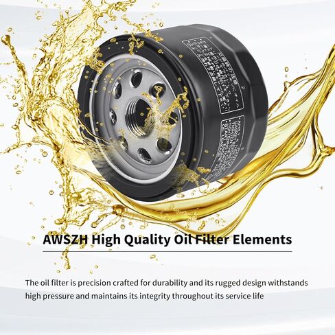 49065-0721 49065-7007 Oil Filter Compatiable with Kawasaki FR730V FX730V FR691V FS691V FR600V FX691V FS651V FR651V FX600V Engines 696854 492932 492932S Lawn Mower for John Deere AM125424 (3PCS) in Saudi Arabia