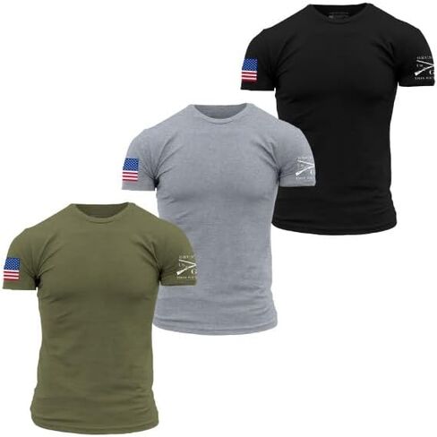 Grunt Style USA Full Color Basic Men's T-Shirt Pack in Saudi Arabia