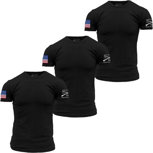 Grunt Style USA Full Color Basic Men's T-Shirt Pack in Saudi Arabia