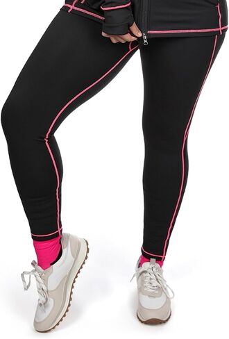 MeMoi Wellfit High Waist Workout Leggings for Women, Shaping Workout Leggings, Neon Stitching - Sizes XS to XXL in Saudi Arabia