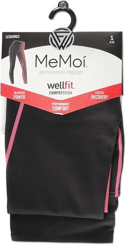 MeMoi Wellfit High Waist Workout Leggings for Women, Shaping Workout Leggings, Neon Stitching - Sizes XS to XXL in Saudi Arabia