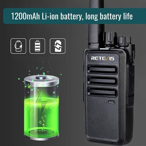 RETEVIS RT68B (3rd Genrt68) Talkies مع سماعة الأذن-16 قناة ، بطارية 30 ساعة ، الراديو في اتجاهين FRS ، شاحن 6 اتجاهات ، فوكس ، طويل المدى ، وعرة ومقاومة للماء ، للبالغين ، المدرسة ، الكنيسة (6 عبوات) in Kuwait