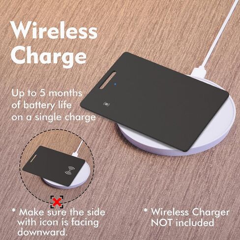 Air Tag (2025) iOS Only Bluetooth Tracker Card with Apple Find My, Rechargeable Smart Card Wallet Finder GPS Tracker, Keys Finder and Item Locator for Keys, Bags, Passports (Blue, 2 Pack) in Kuwait