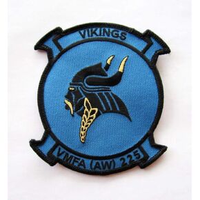 VMFA(AW)-225 Patch– Plastic Backing in Kuwait