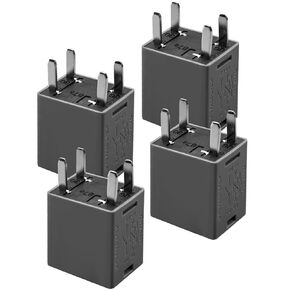 13748474 8774-12V 4-Pin Automotive Relay Fit for Jeep Wrangler Buick Regal Chevrolet Cruze Cadillac GMC Replace 68083380AA 12088567, 4 Pcs in Kuwait