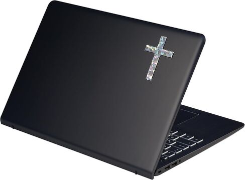 Elektroplate Christian Cross Cross Doleced Domed Scal (3.25 "× 2.1") قسط 3D من الدرجة 3D ملصقات فينيل Weather للسيارة وزجاجة المياه والكمبيوتر المحمول والهاتف والمزيد | صنع في الولايات المتحدة in Kuwait
