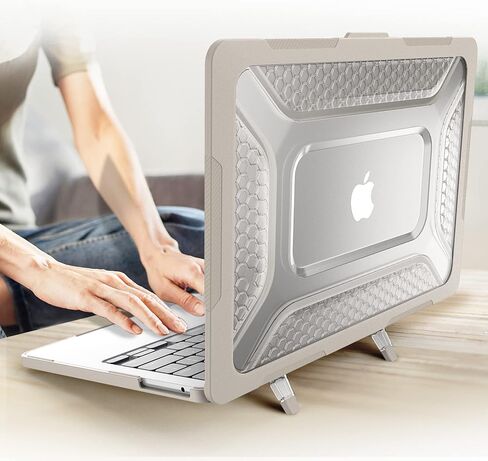 KEROM Stand Case for MacBook Air 13 inch 2025-2022 M4 M3 M2 A3240 A3113 A2681, MacBook Air M4 13 inch Case, PU Leather Hard Shell with Foldable Stand & Keyboard Cover for Mac Air 13.6 inch, Pink in Kuwait