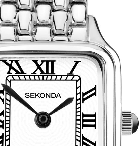 Sekonda Classic Monica Ladies 30mm Watch Quartz in White مع عرض تماثلي ، وحزام سبيكة in Kuwait