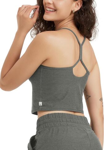 Ododos Women's Slim Racerback الخزان المقطوع-صدرية Stratum Tech Sports ، و Ultra Soft UPF 50+ Cami Top مع حمالة صدر مدمجة in Kuwait