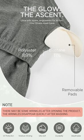 Ododos Women's Slim Racerback الخزان المقطوع-صدرية Stratum Tech Sports ، و Ultra Soft UPF 50+ Cami Top مع حمالة صدر مدمجة in Kuwait