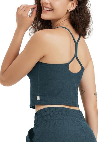 Ododos Women's Slim Racerback الخزان المقطوع-صدرية Stratum Tech Sports ، و Ultra Soft UPF 50+ Cami Top مع حمالة صدر مدمجة in Kuwait
