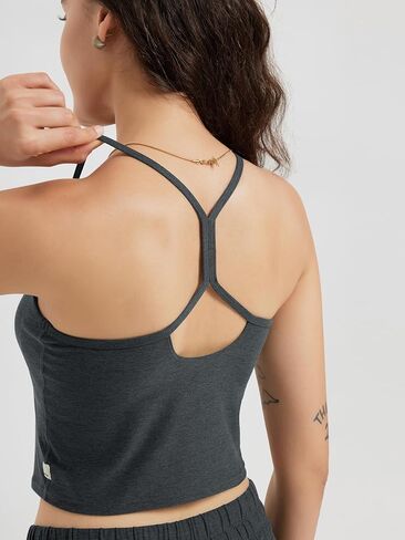 Ododos Women's Slim Racerback الخزان المقطوع-صدرية Stratum Tech Sports ، و Ultra Soft UPF 50+ Cami Top مع حمالة صدر مدمجة in Saudi Arabia