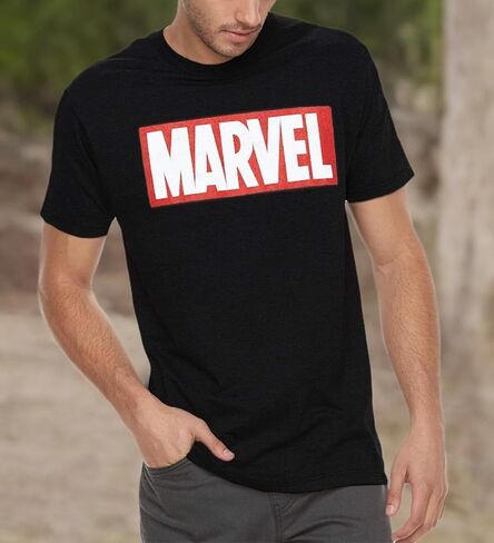 Marvel Men's Comics Simple Classic Logo T-Shirt in Saudi Arabia