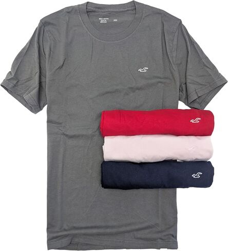 Hollister California Men's Must-Have Short Sleeve Graphic T-Shirt 4-/5-/7-Pack in Kuwait