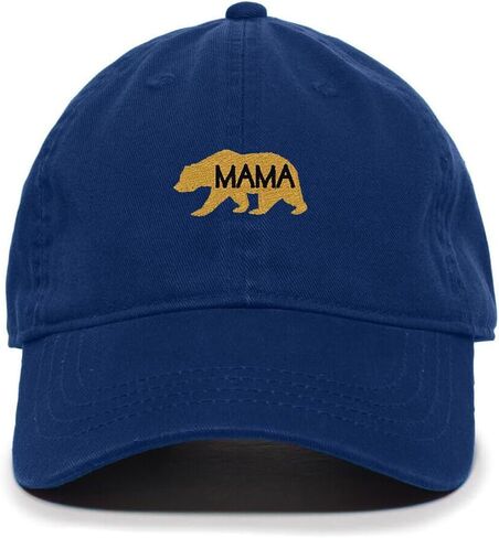 Mama Bear Embroidered Baseball Cap Cotton Adjustable Dad Hat in Saudi Arabia