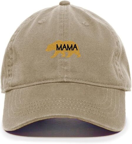 Mama Bear Embroidered Baseball Cap Cotton Adjustable Dad Hat in Saudi Arabia