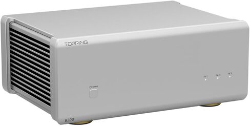 TOPPING B100 Mono Block Power Amplifier - 100W Output,151dB SNR/DNR, Balanced/Single-Ended Inputs, 3 Gain Modes, 12V Trigger (Silver) in Saudi Arabia