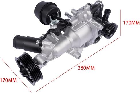 مضخة مياه المحرك 2702000800 2702000000 استبدال لـ Mercedes A-Class (W176) B-Class (W246 ، W242) CLA Coupe (C117) CLA Shooting Brake (X117) GLA-Class (X156) in Saudi Arabia