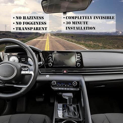 Bogar Tech Designs Precut Front Windshield Film Film Scratch Resistant Ultra Clear Kit Cover متوافقة مع Audi Q3 2019+ ، Clear in Saudi Arabia