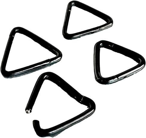 1 قطعة من المثلث من طراز Titanium Triangle حلقة القطعة المفصلية - Hoop Helix Daith Septum - مجوهرات الجسم in Saudi Arabia