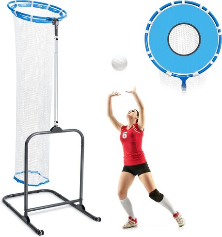 Volleyball Setter Trainer Net with Adjustable Height and Angle for Indoor and Outdoor Practice, Perfect Target Net for Setting, Serving, and Spiking Training Equipment in Saudi Arabia
