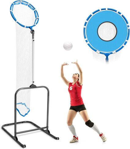 Volleyball Setter Trainer Net with Adjustable Height and Angle for Indoor and Outdoor Practice, Perfect Target Net for Setting, Serving, and Spiking Training Equipment in Saudi Arabia