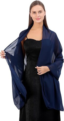 Chiffon ladies' scarves, bride bridesmaid dress shawls, formal dinner party, party and ball wraps in Saudi Arabia