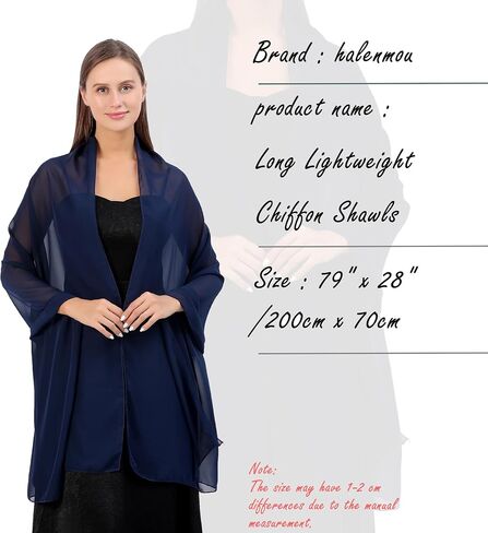 Chiffon ladies' scarves, bride bridesmaid dress shawls, formal dinner party, party and ball wraps in Saudi Arabia