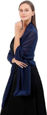 Chiffon ladies' scarves, bride bridesmaid dress shawls, formal dinner party, party and ball wraps in Saudi Arabia