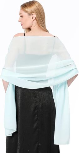 Chiffon ladies' scarves, bride bridesmaid dress shawls, formal dinner party, party and ball wraps in Saudi Arabia