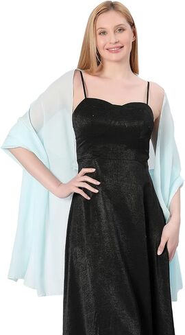 Chiffon ladies' scarves, bride bridesmaid dress shawls, formal dinner party, party and ball wraps in Saudi Arabia