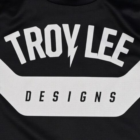 Troy Lee Designs Short Sleeve Flowline Youth Mountain Bike Jersey, Confined Black, Large in Saudi Arabia
