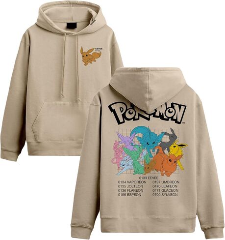 Pokemon Eevee Evolutions 8 Gamer Sweatshirt Hoodie in Saudi Arabia