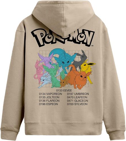 Pokemon Eevee Evolutions 8 Gamer Sweatshirt Hoodie in Saudi Arabia