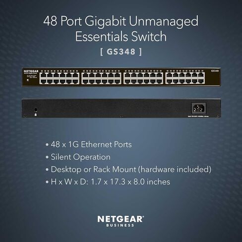NETGEAR 5-Port Multi-Gigabit Ethernet Unmanaged Network Switch (MS305) - with 5 x 1G/2.5G, Desktop or Wall Mount, and Limited 3 Year Protection, Black in Saudi Arabia