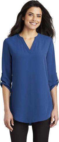 Port Authority Women's 3/4-Sleeve Tunic Blouse in Saudi Arabia