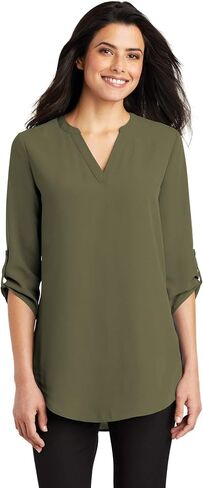 Port Authority Women's 3/4-Sleeve Tunic Blouse in Saudi Arabia